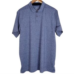 Nike Men's Blue Comfort Fit Short Sleeve Athletic Golf Polo Shirt Sz L